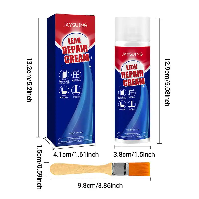 Waterproof leak repair spray