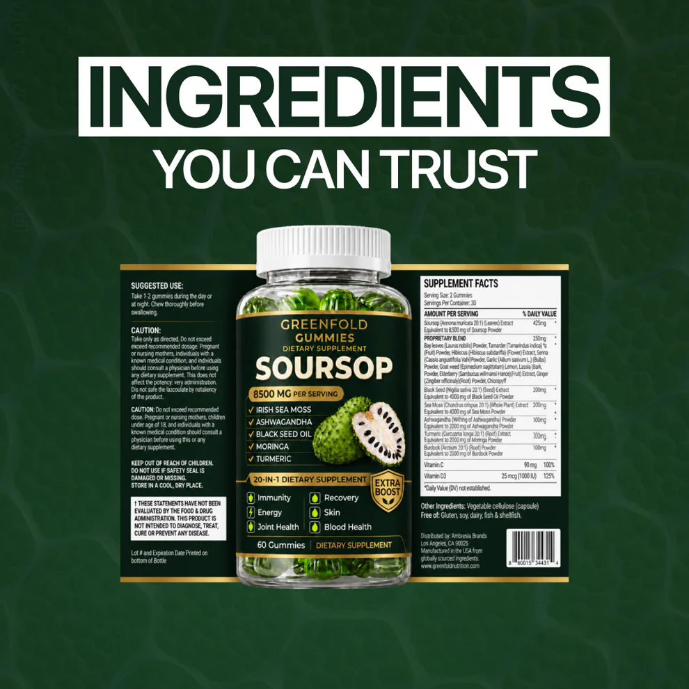 Soursop Gummies™️ 20-in-1
