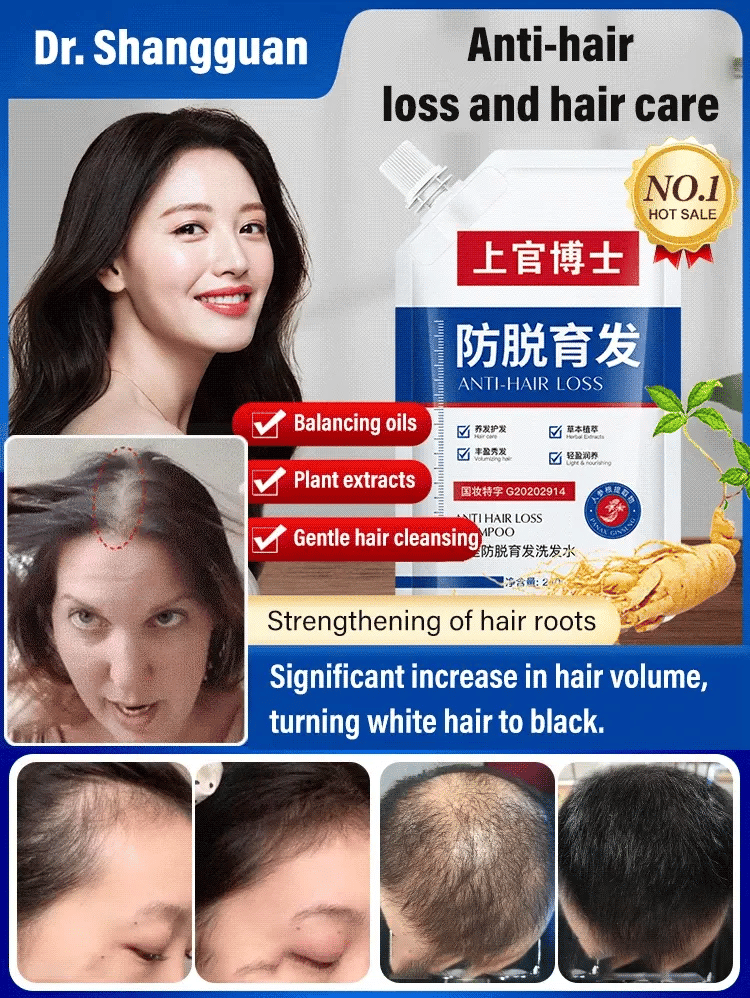 🔥 Anti-hair loss and hair growth shampoo