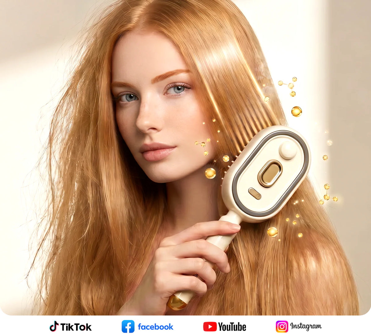 Multi-Function Massage Mist Comb