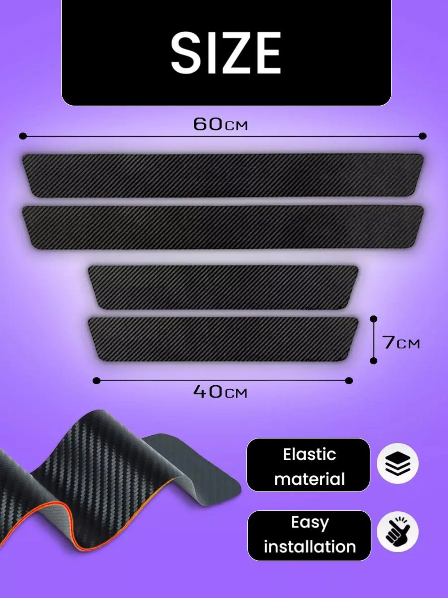 Pack of 4 Door Sill Protector