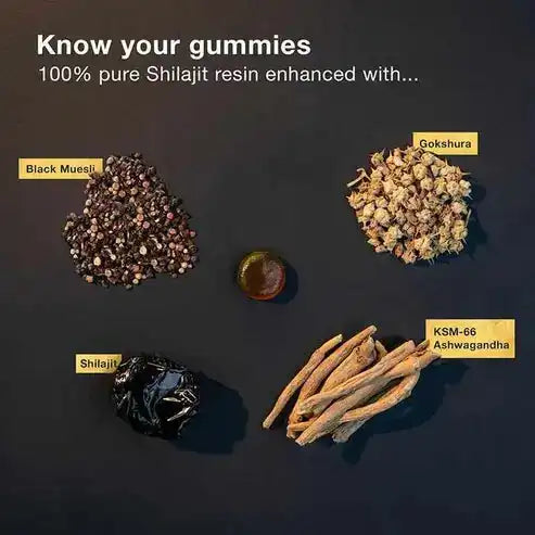 Shilajit Gummies: Pure Shilajit Himalayan