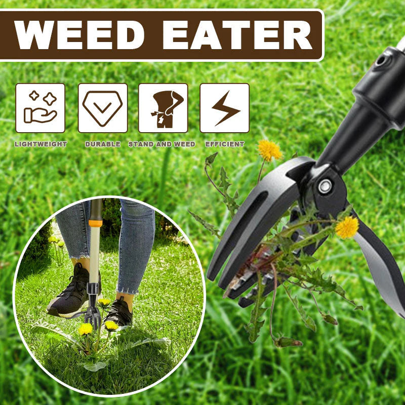 🌿Pull weeds out by the roots without even bending over! 🎯