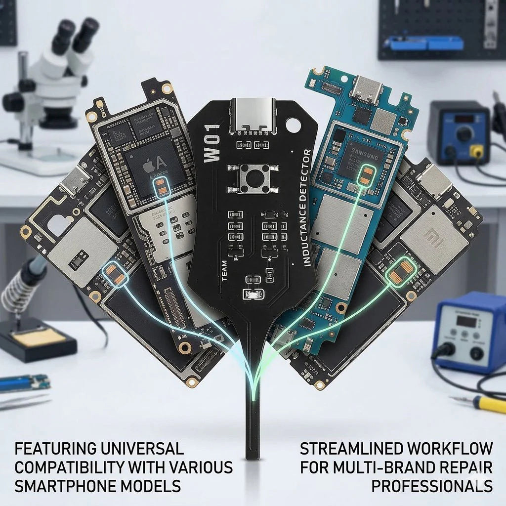 Type-C Inductance Tester Motherboard Coil Tester, Electronic Circuit Board Inductor Detector