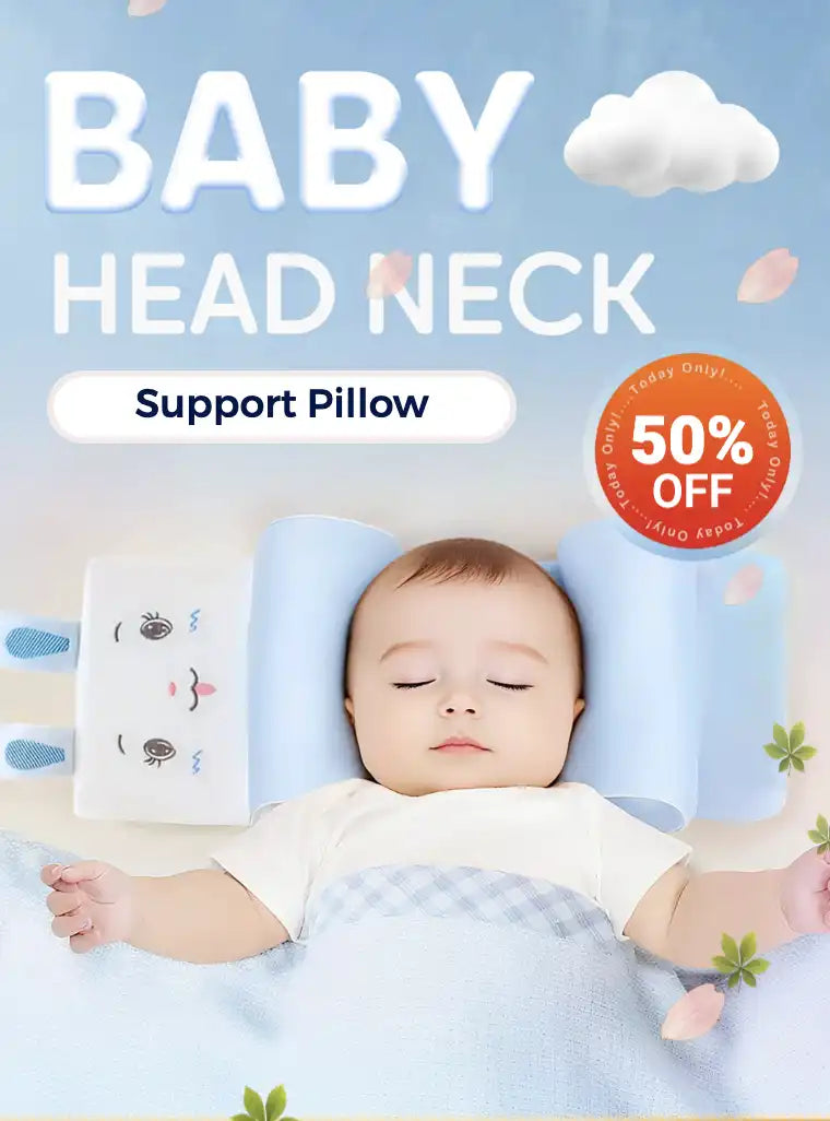 Baby Head Neck Support Pillow 🔥 (-50%Off)