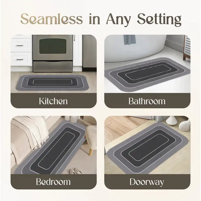 Non-Slip & Super Absorbent Floor Rugs Set of 2🦶(Only Grey Left – Limited Stock!)🔥