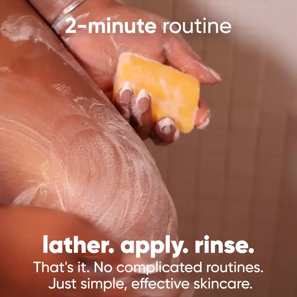 lemon turmeric & kojic acid brightening soap (pack of 3)