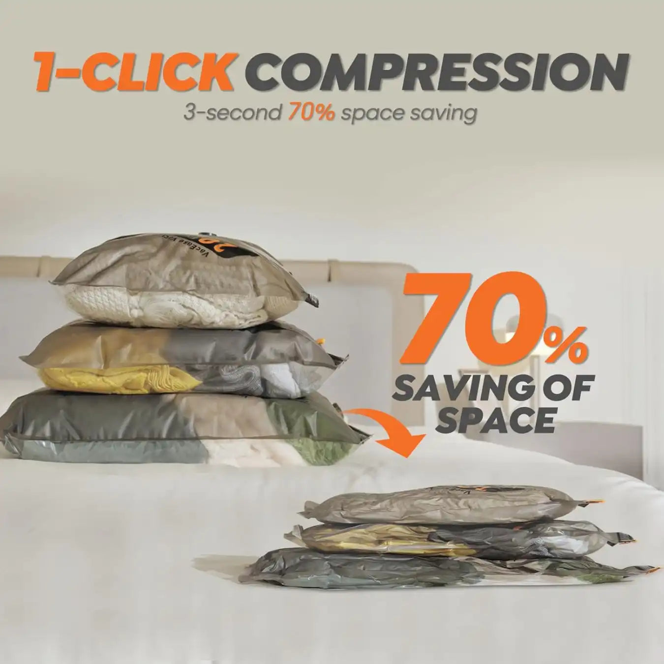 Vacuum Compression Packaging Bag