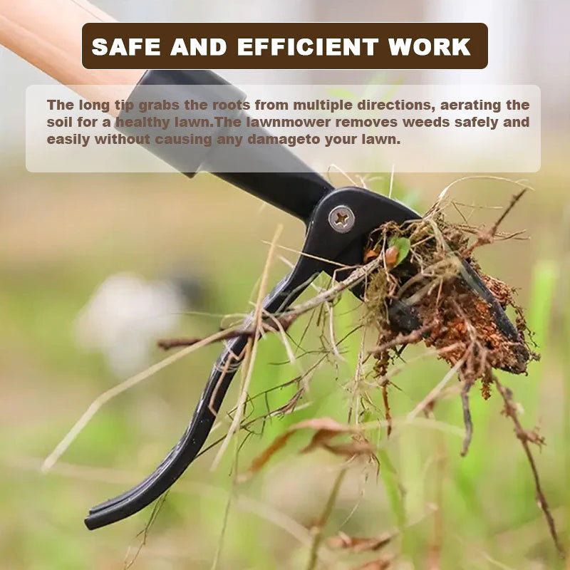 🌿Pull weeds out by the roots without even bending over! 🎯
