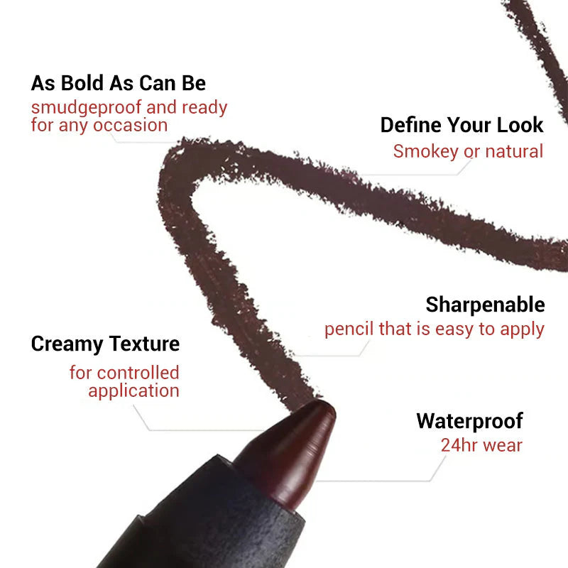💜BUY 1 GET 1 FREE💜Waterproof Beachproof Gel Liner (Brown+Black)