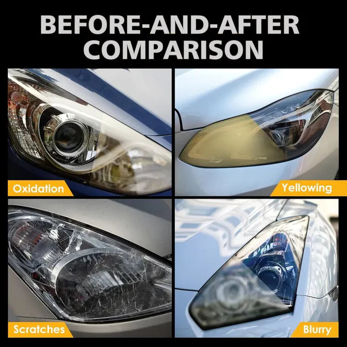 🚗 HEADLIGHT REFURBISHED SUIT 💡 New Lights, No Tools!
