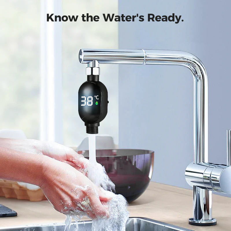 🌡️Shower Thermometer-Instant Digital Display, Waterproof & Easy Install for Safe Bathing 👶📦