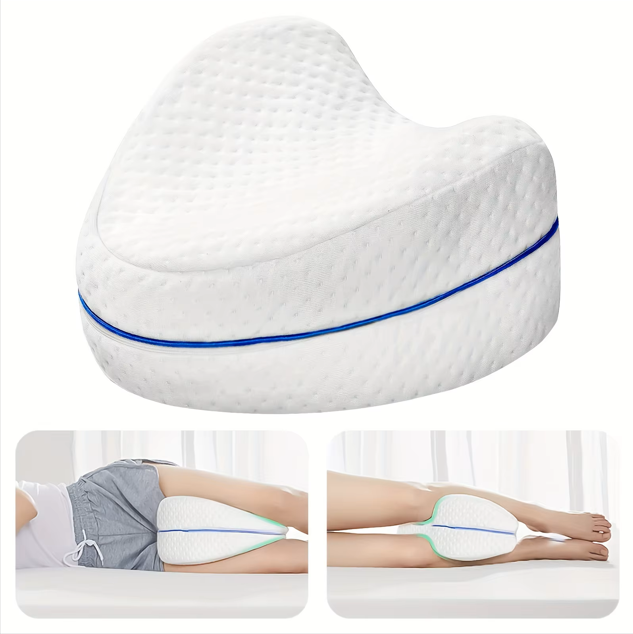 Knee Pillow  - Orthopedic Memory Foam Leg