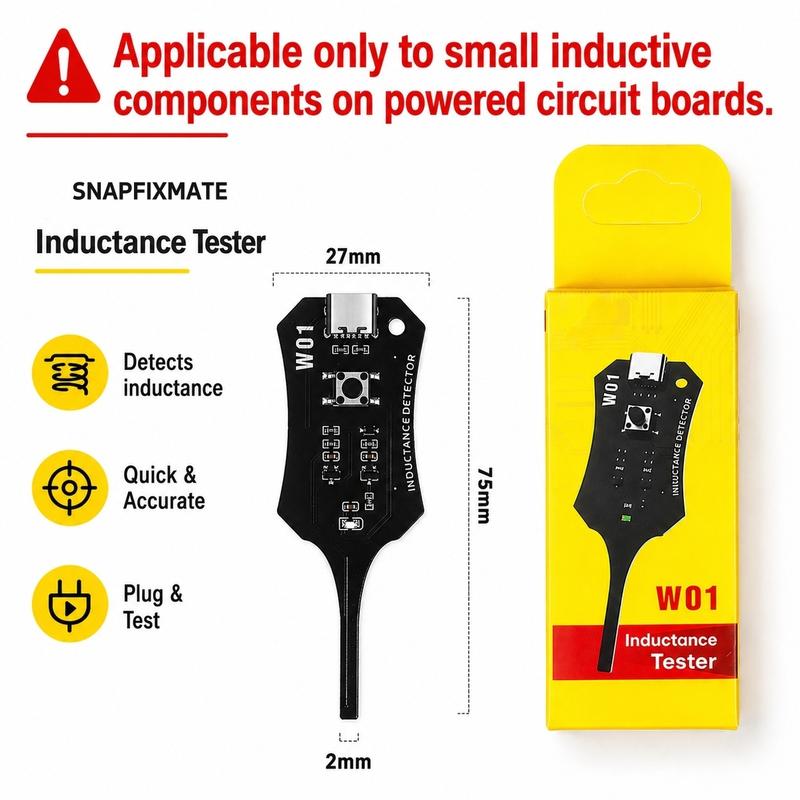 Type-C Inductance Tester Motherboard Coil Tester, Electronic Circuit Board Inductor Detector