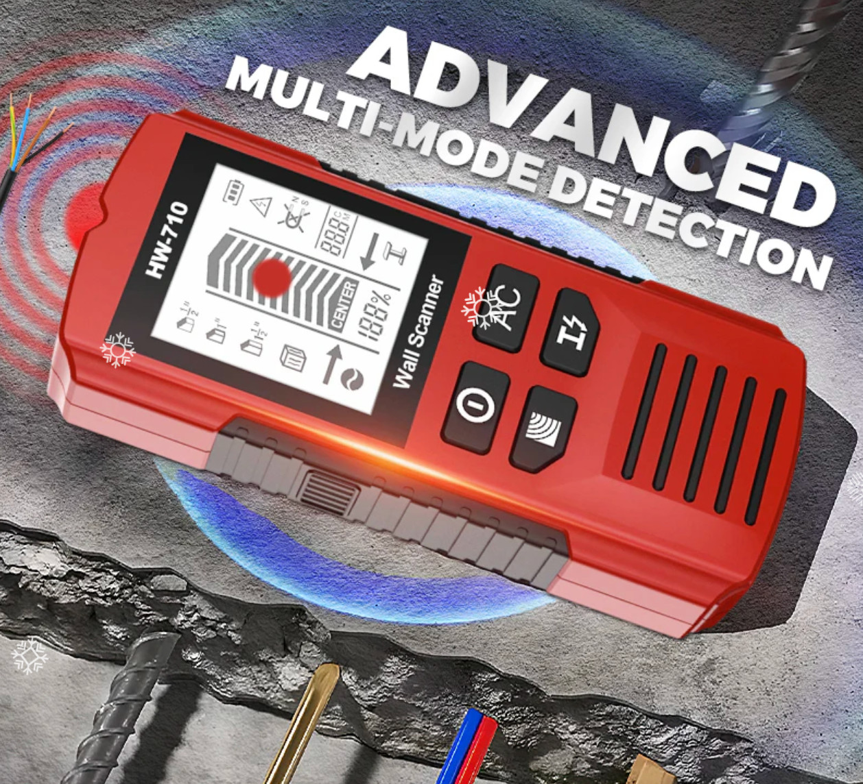 Multifunctional Handheld Metal & Wall Detector