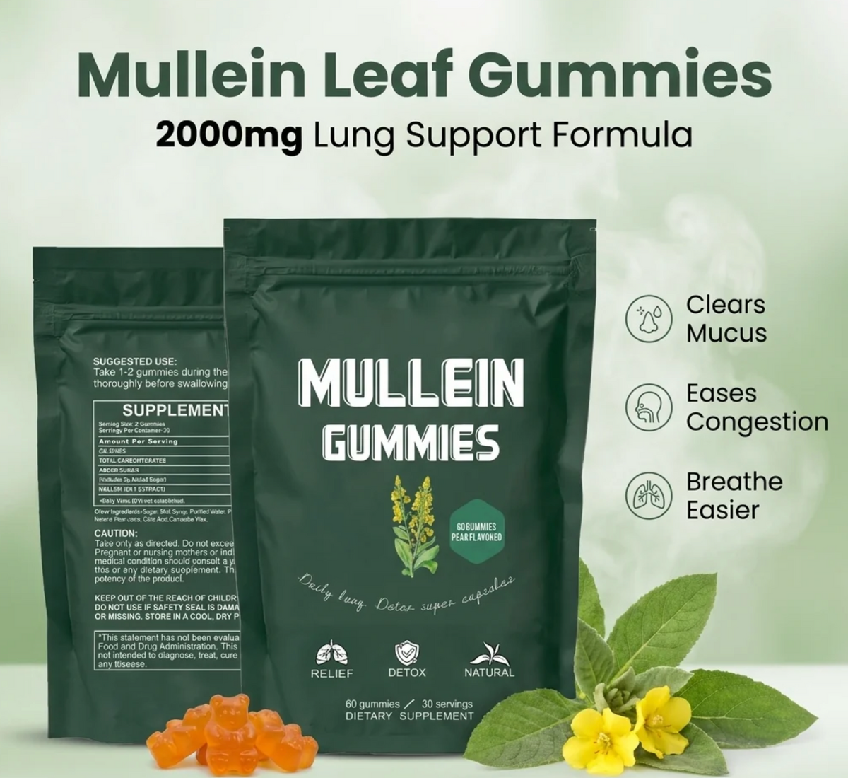 Mullein Leaf Gummies