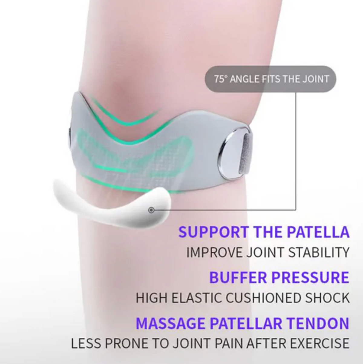 Silicone Patella Knee Strap for Knee Pain Relief