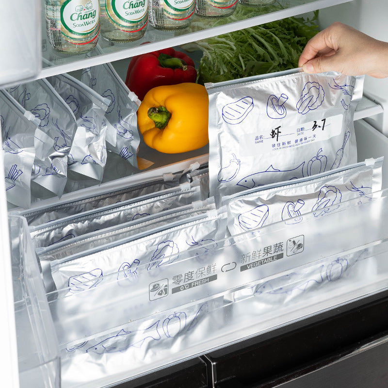 30PCS Reusable Foil Zip Storage Bags