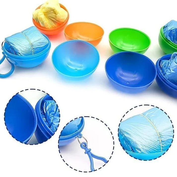 Mini Ball Shape Disposable Raincoat
