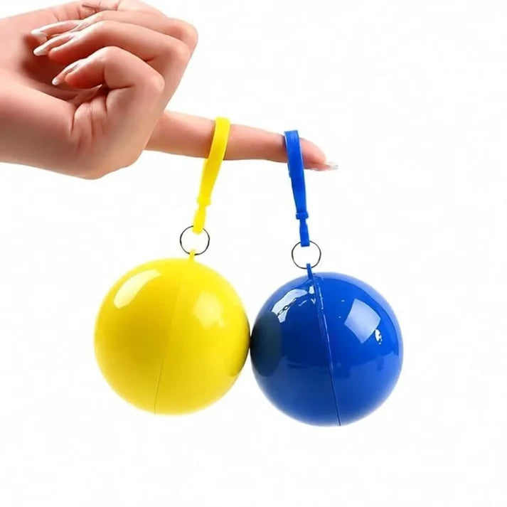 Mini Ball Shape Disposable Raincoat